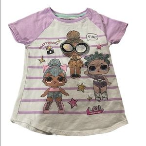 Lol surprise t-shirt‎ for girls MGA Entertainment size small (6-6x)